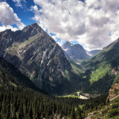 Land of celestial mountains